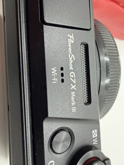 Canon PowerShot G7 X Mark III 20.1MP Digital Camera Black – 9/10