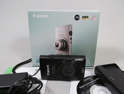 Canon PowerShot ELPH 110 HS Digital Camera Black 16.1 MP - Tested