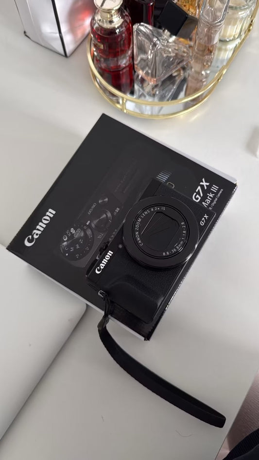 Canon G7X Mark III (NEW) + Full Accessories – Perfect Vlogging Set!