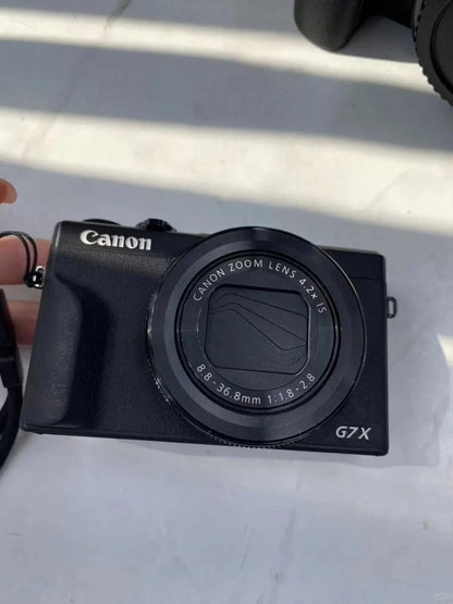 Canon PowerShot G7X Mark III Digital Camera – 20.1MP, 4K UHD, f/2.8 Lens, Black (3637C001)