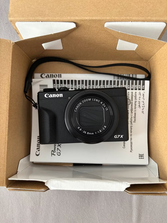 Canon PowerShot G7 X Mark III Camera – Like-new condition