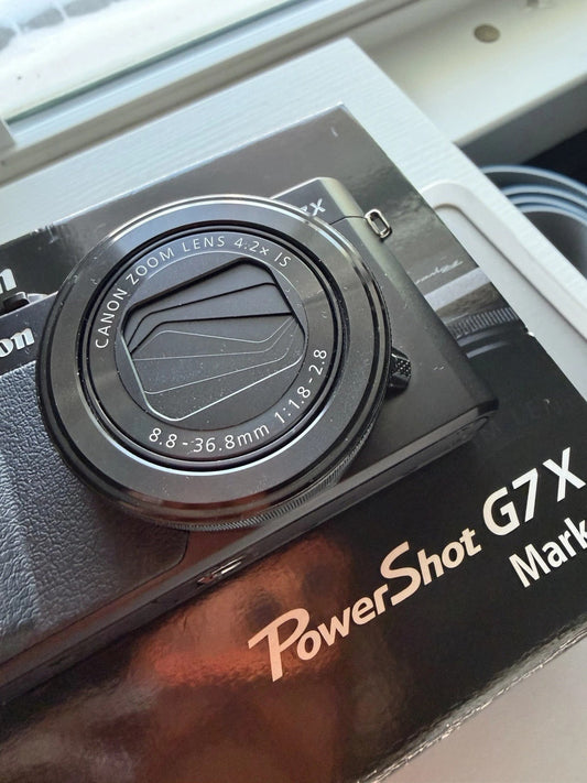 Canon PowerShot G7 X Mark II – Fully Working, No Cosmetic Damage – Includes SD Card