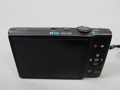 Canon PowerShot ELPH 110 HS Digital Camera Black 16.1 MP - Tested