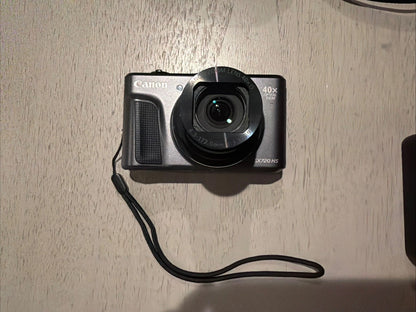 Canon PowerShot SX740 HS 20.3MP 40x Zoom Black Wi-Fi 4K Digital Camera
