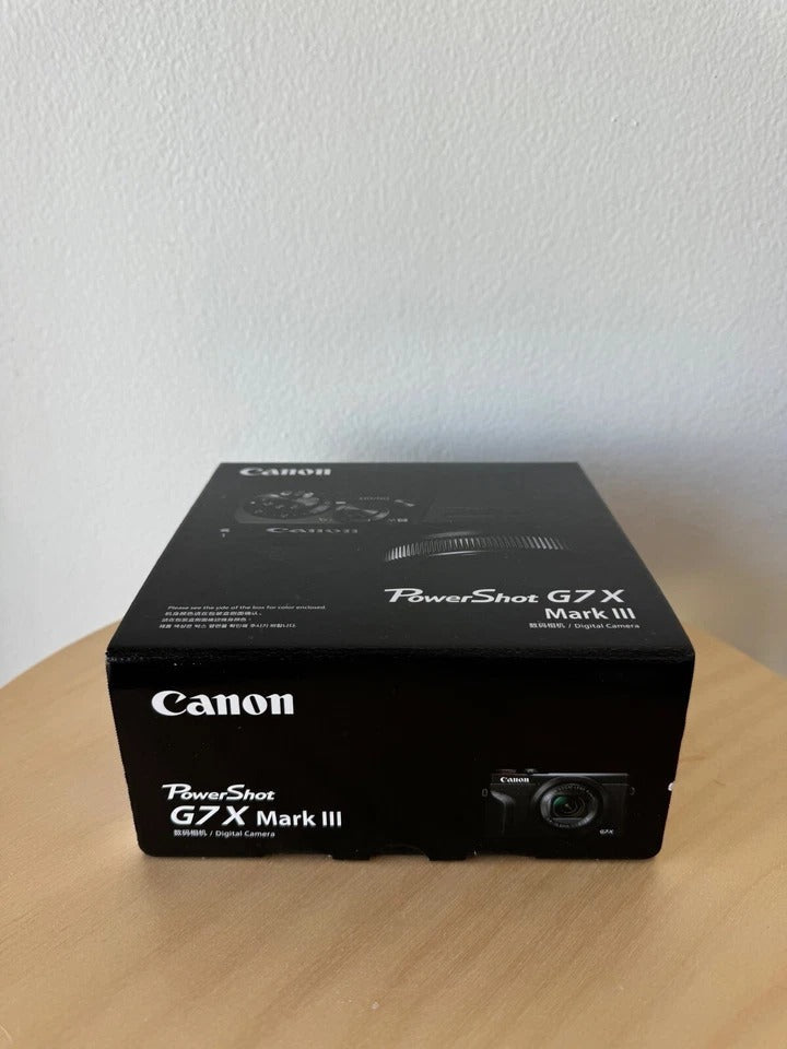 NEW Canon PowerShot G7X Mark III Digital Camera 4K Vlogging silver