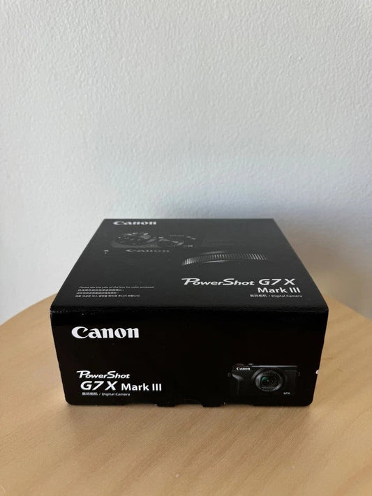 NEW Canon PowerShot G7X Mark III Digital Camera 4K Vlogging silver