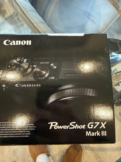 Canon PowerShot G7 X Mark III 20.1MP Digital Camera – Black