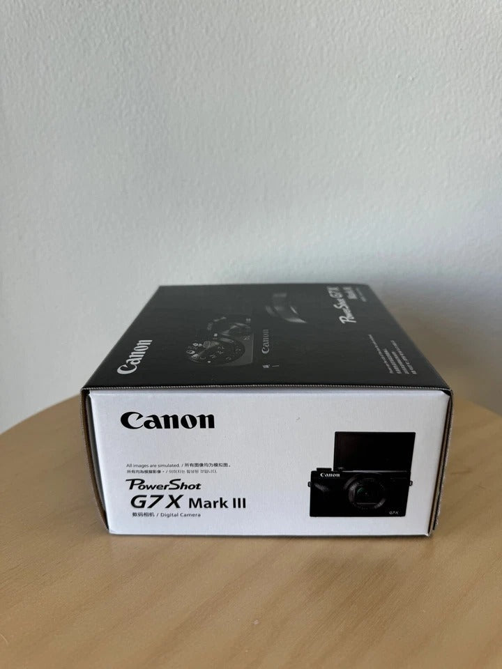 NEW Canon PowerShot G7X Mark III Digital Camera 4K Vlogging silver