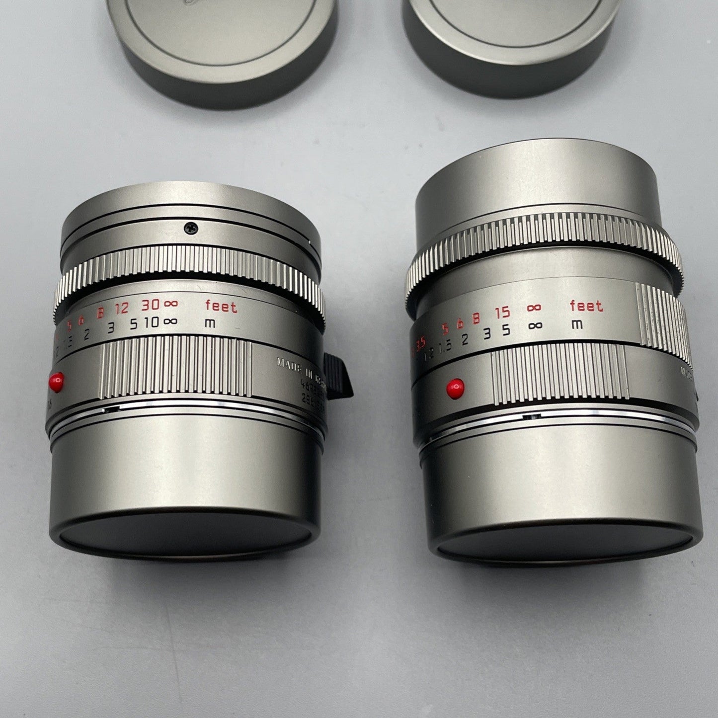Leica M-P Titanium Set (Typ 240) 28mm F2 ASPH 50mm F2 APO - 10976 Mint Condition - RARE