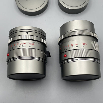Leica M-P Titanium Set (Typ 240) 28mm F2 ASPH 50mm F2 APO - 10976 Mint Condition - RARE