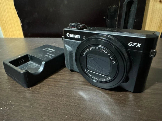Canon PowerShot G7 x Mark II 20.1MP Digital Camera Black w/charger [Near Mint]