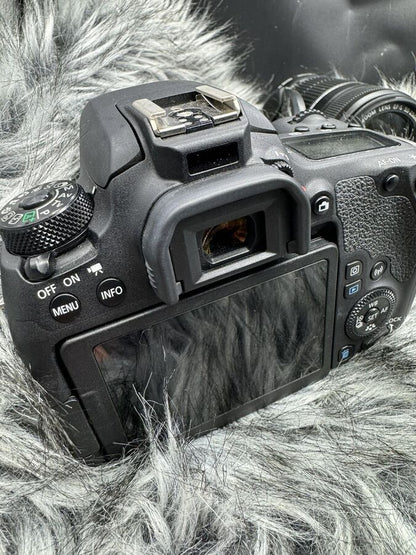 Canon EOS 77D 24.2 MP Digital Slr Camera with EF-S 18-55mm + ef-s 55-250mm Lenses